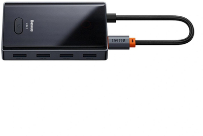 HUB USB Baseus PioneerJoy, USB-C, 4x USB-A 3.0, gri