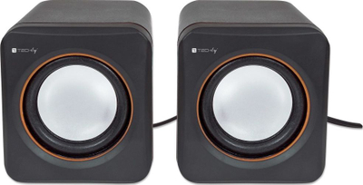 Altoparlantë kompjuteri Techly Mini 2.0, 3W, USB, të zinj