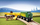 Lodër druri tren Brio Farm Train 33404, set fermë, për kalamaj 3 vjeç