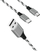 Kabllo USB LogiLink CU0202, USB A me USB C edhe Micro USB, 1.2m, gri