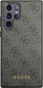 Mbulesë telefoni Guess 4G Metal Logo, për Samsung Galaxy S24 Ultra, lëkurë eco, gri