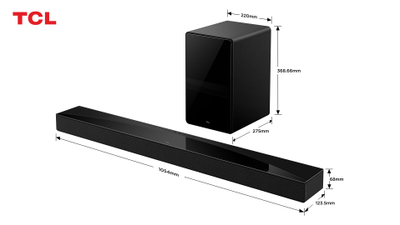 Soundbar TCL Q75HE, 2.0 kanale, Bluetooth, i zi