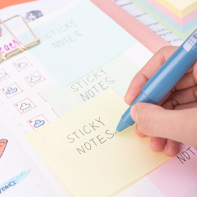 Postit DELI 76x76 400fl pastel mix a01703 1/12