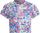 Bluzë adidas TR-ES Allover Print Jr HR5804, për fëmijë, me printe, blu rozë