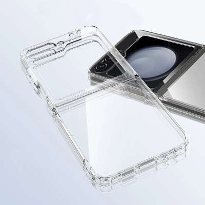 Mbulesë telefoni Tech-Protect FlexAir Hybrid për Samsung Galaxy Z Flip6, transparente, e tejdukshme