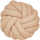 Jastëk dekor Knot, boucle, 31 x 31 cm, bezhë