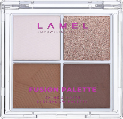 Paletë hijesh sysh Lamel Fusion Color 402, 10 g, shumëngjyrëshe