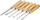 Set daltash druri Drel Wood Carving Chisels, 6 copë