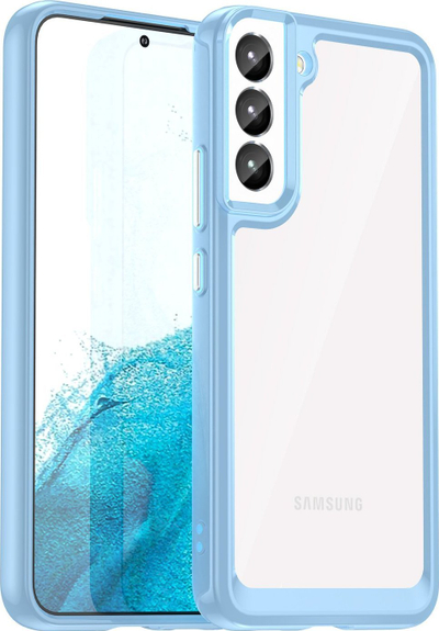 Kapotë telefoni Hurtel Outer Space Case Samsung Galaxy S23, kornizë e butë, xhel TPU PC, blu