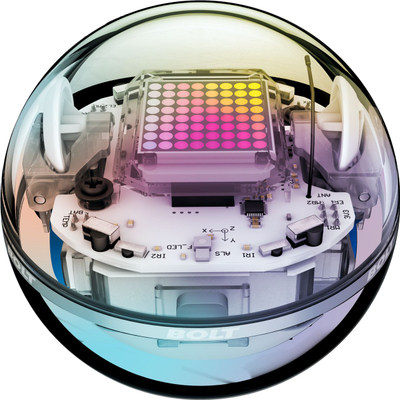 Top roboti edukativ Sphero BOLT, programim me aplikacion, LED 8x8, trup transparent