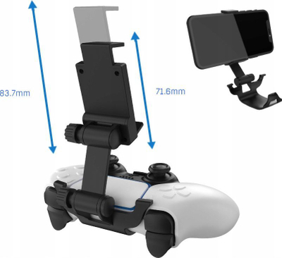 Mbajtës telefoni JYS për PlayStation5, i zi