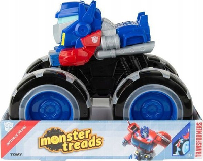 Kamion lodër TOMY Transformers Bumblebee Monster Treads, rrota me drita, plastik, i verdhë