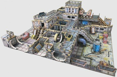 Set terreni Battle Systems Frontier Core, RPG dhe wargame 28–35mm, me tapet neopreni 600 x 600mm