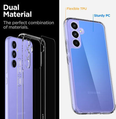 Kapak telefoni Spigen Ultra Hybrid për Samsung Galaxy A54 5G, transparent, kristal i kthjellët