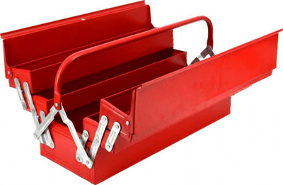 Kuti veglash AWTools Tool Box, metalike, me 5 ndarje, e kuqe