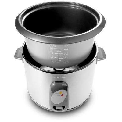 Tenxhere speciale për gatimin e orizit Sencor SRM 1800SS, 1,8l e hirtë
