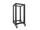 Raft i hapur për rrjet V2, 19", 22U, 600x800, i zi