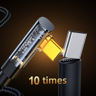 USB C во USB C кабел Joyroom JYR710, 1.2 m, 3A, црн