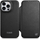 Këllëf telefoni iCarer CE Premium Leather Folio për iPhone 14 Pro, lëkurë natyrale, me kapak, i zi