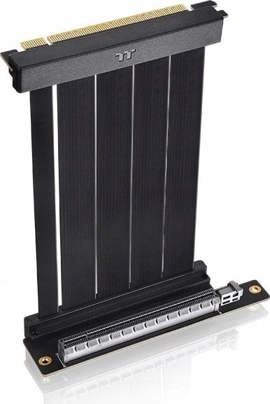 Kabllo riser PCI-E 4.0 Thermaltake, 130mm, dy 90°, e zezë