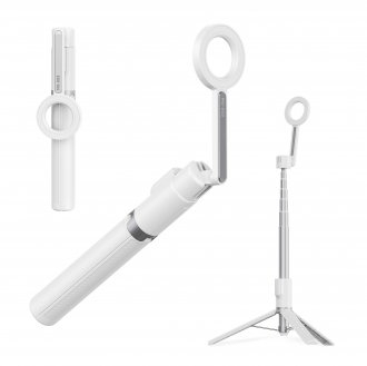 Selfie stick magnetik Ulanzi MG-003, MagSafe, rrotullim 360°, i bardhë
