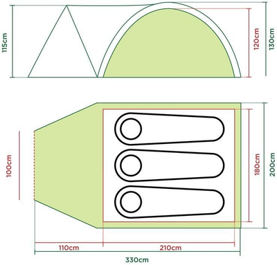 Coleman Darwin 3 Plus Шатор за Авантура