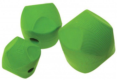 Lodër top për qen Chuckit Erratic Ball Medium, gome natyrale, 6.5 cm, jeshil