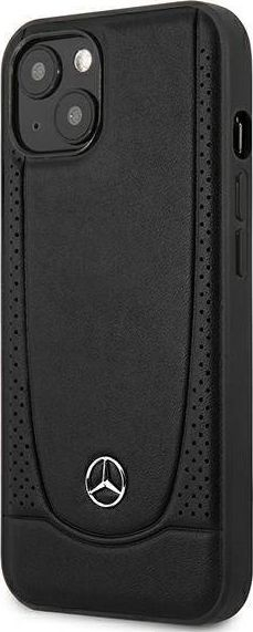 Mbështjellës Mercedes MEHCP13SARMBK për iPhone 13 mini, lëkurë, i zi