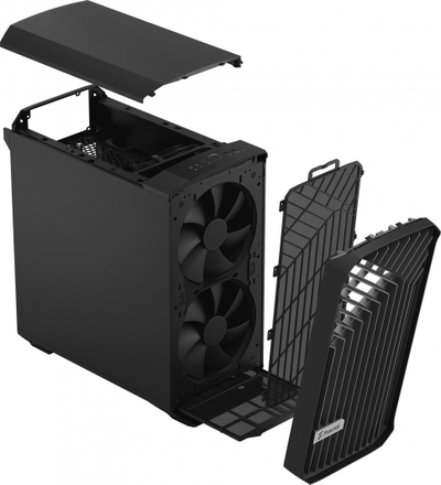 Kasë Fractal Design Torrent Compact, e zezë Solid, Midi Tower
