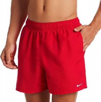 Shorce noti Nike Logo për çuna të vegjël, me rrjetë nga brenda, me brez elastik, të kuqe
