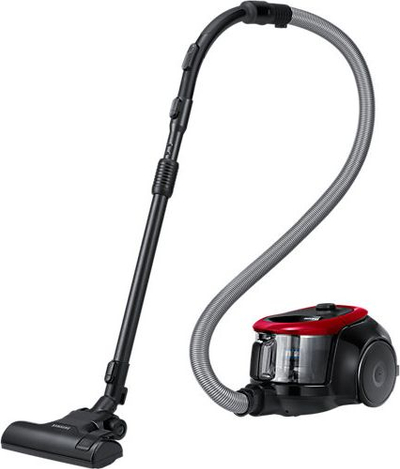 Fshesë me korrent Samsung VC07M2110SR, 1.5L, pa qese, e kuqe me të zezë