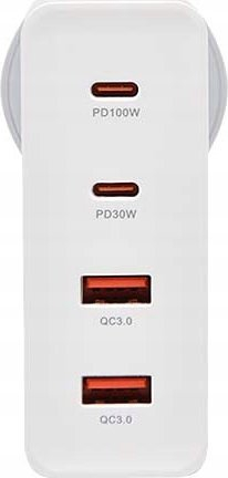 Karikues muri Somostel SMS Q24, 130W GaN, 2x USB C 2x USB, i bardhë