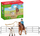 Figurë loje Schleich Farm World Team Roping me kovbojkë dhe lopë