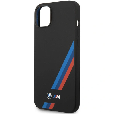 Futrollë telefoni BMW M Silicone, për iPhone 14 Plus 6.7", me logon M, e zezë