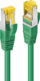Kabllo rrjeti Lindy Patch Cable Cat6A, S/FTP, 1m, e gjelbër