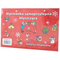 Set fletësh vetëngjitëse Cormoran Christmas, A4, 6 fletë, me shkëlqim