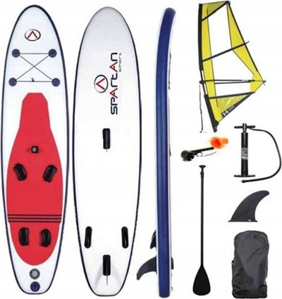 Dërrasë sërfi me vele Spartan Board SP-300-15, 3m, vjen komplet me lopatë alumini, shumëngjyrëshe