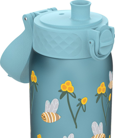 Shishe uji për kalamaj Recyclon Bumble Bees, 350 ml, pa rrjedhje, blu