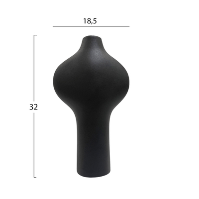 Dekor tavoline qeramike seri Arken 18x8x32Hcm (HM4621.02), zezë