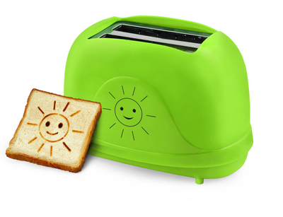 Toaster Esperanza Smiley EKT003, 7 nivele pjekjeje, funksion shkrirje, i bardhë