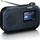 Radio portabël Lenco DAB+/FM, me Bluetooth, ekran me ngjyra 6 cm, e zezë