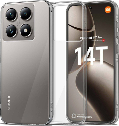 Maskë telefoni Tech-Protect Flexair Hybrid për Xiaomi 14T Pro, transparente