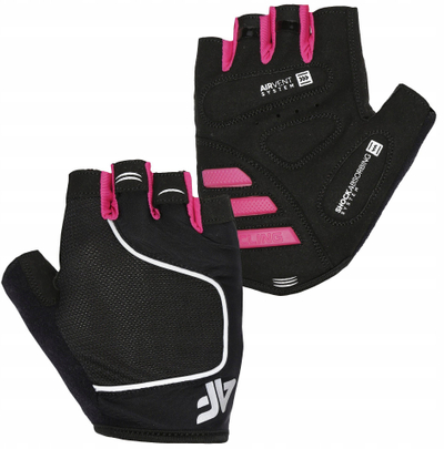 Doreza çiklizmi 4F W Cycling Gloves H4L21 RRU061, me gishta të shkurtër, me elemente reflektuese, të zeza