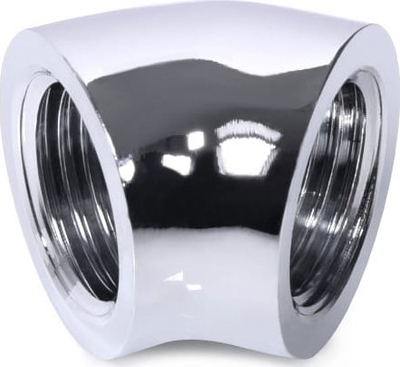 Lidhës Alphacool Eiszpafen L 45°, G1/4 IT në G1/4 IT, krom