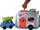 Set lodrash Fisher-Price Little People Light-Up Learning Camper, edukativ, me drita dhe tinguj, shumëngjyrësh