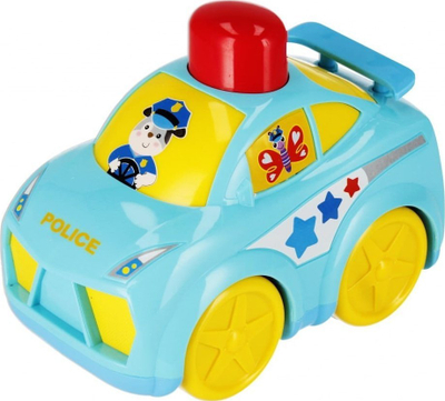 Lojë me makinë policie BAM BAM 482501, e vogël, plastike, blu