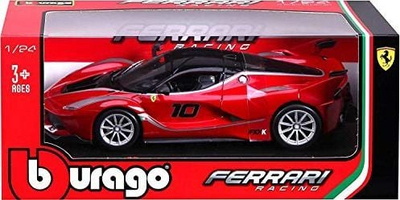 Makina lodër Bburago Ferrari FXX-K, shkallë 1:24, die-cast, e kuqe