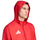 Спортска јакна Adidas Entrada 26, полиестер, со патент, црна