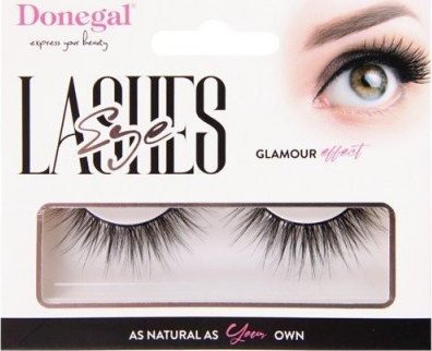 Qerpikë t’rremë Donegal Eye Lashes Glamour, efekt me volum, 1 palë