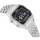 Orë dore Casio LA680WA-1B për femra, digjitale, çelik inoks, argjend